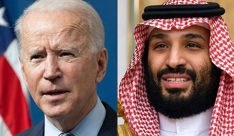 US President Joe Biden and Saudi Crown Prince Mohammed bin Salman